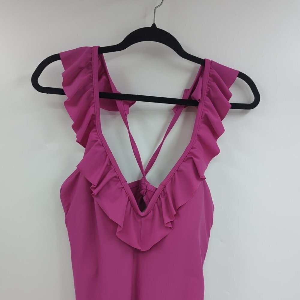 TIME And TRU One-Piece Ruffle Swimsuit - Picture 2 of 9